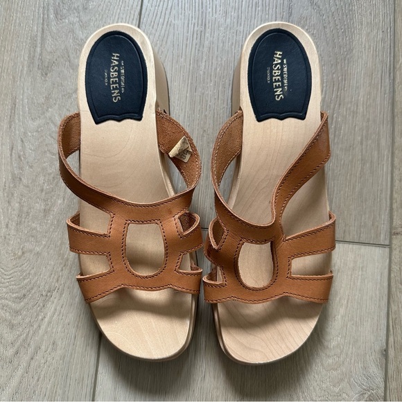 Swedish Hasbeens Handmade Luxury Slipper Clogs - Picture 2 of 6